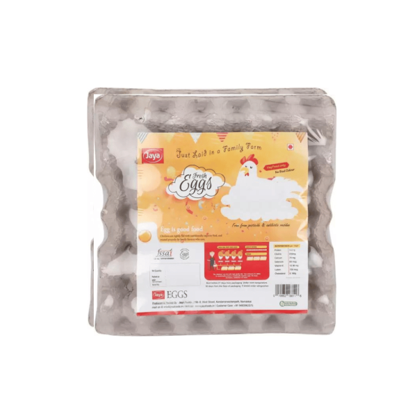 Jaya Fresh Hen White Eggs  (30 Units)